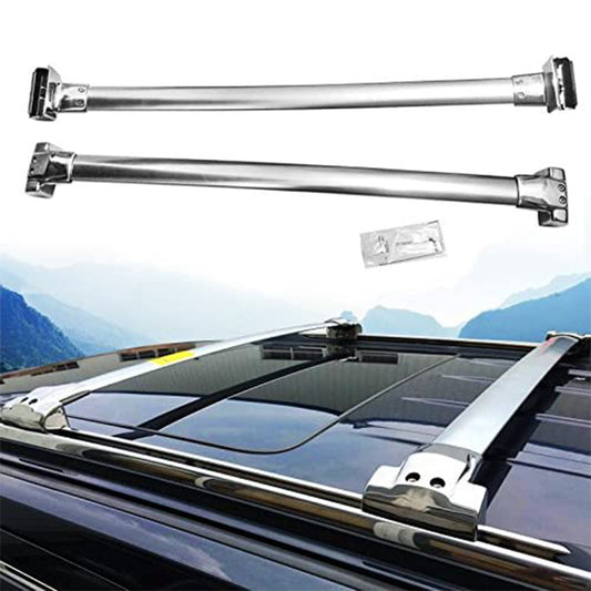 Saremas Stainless Steel Roof Rack Crossbar Cross Bar for Jeep Cherokee 2011-2021