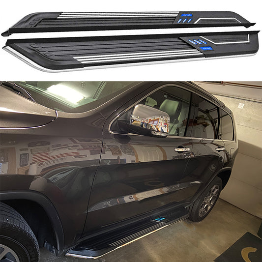 Saremas All Black Running Board Side Step Nerf Bar for Jeep Grand Cherokee 2011-2021