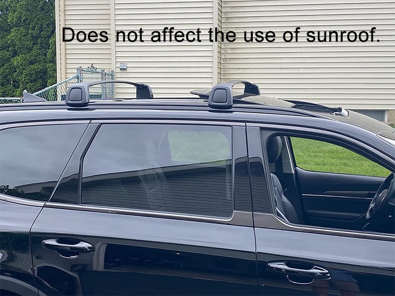 Saremas Upgraded Cross Bar Roof Rack Crossbars Rooftop Luggage Cargo Carrier Fit for Kia NIRO 2017-2022