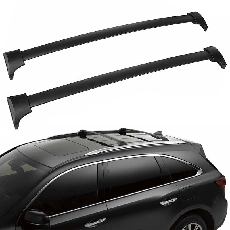 Cross Bar Fit for Acura MDX 2014-2020 Black Aluminum Alloy Roof Rack Crossbar