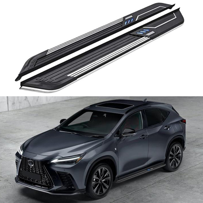Saremas Aluminum Running Boards Side Steps for Lexus NX 250 NX 350 NX 350h NX 450h+ 2021 2022