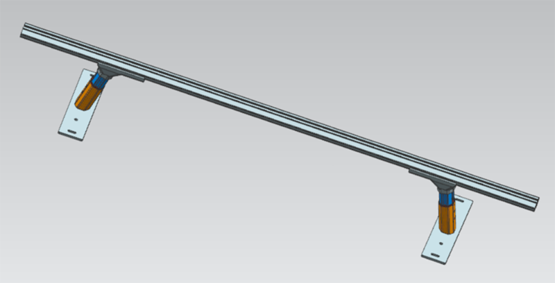 Saremas Universal Adjustable Aluminum Low Height Truck Bed Ladder Rack for Pickups without Tonneau Cover