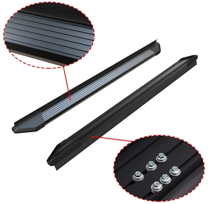 Saremas All Black Running Board Side Step Nerf Bar for Jeep Grand Cherokee 2011-2021