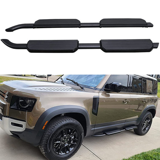 for Land Rover Defender 110 L663 4DOOR 2020 2021 2022 All Black Running Boards Side Steps