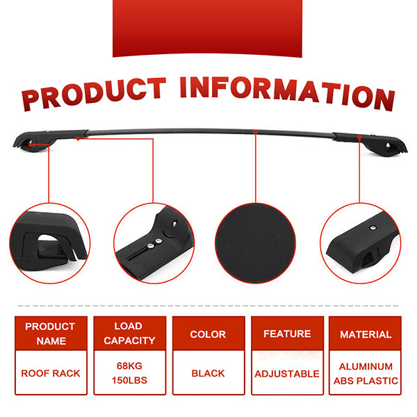 Saremas Rooftop Cargo Carrier Roof Rack Crossbar Cross Bar for Chevrolet Equinox 2018-2021