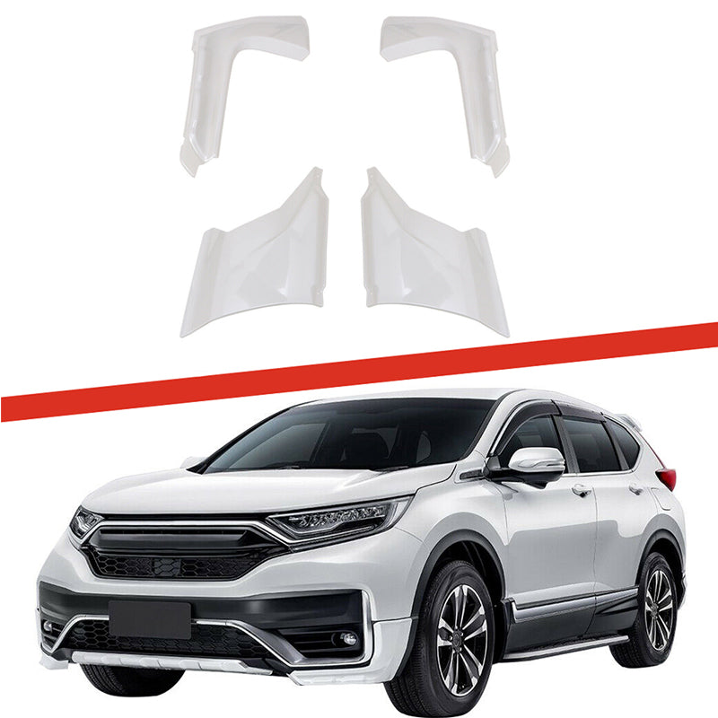Saremas 4PCS Front Rear Bumper Splitter Moulding Trim Fit for Honda CRV 2020-2022