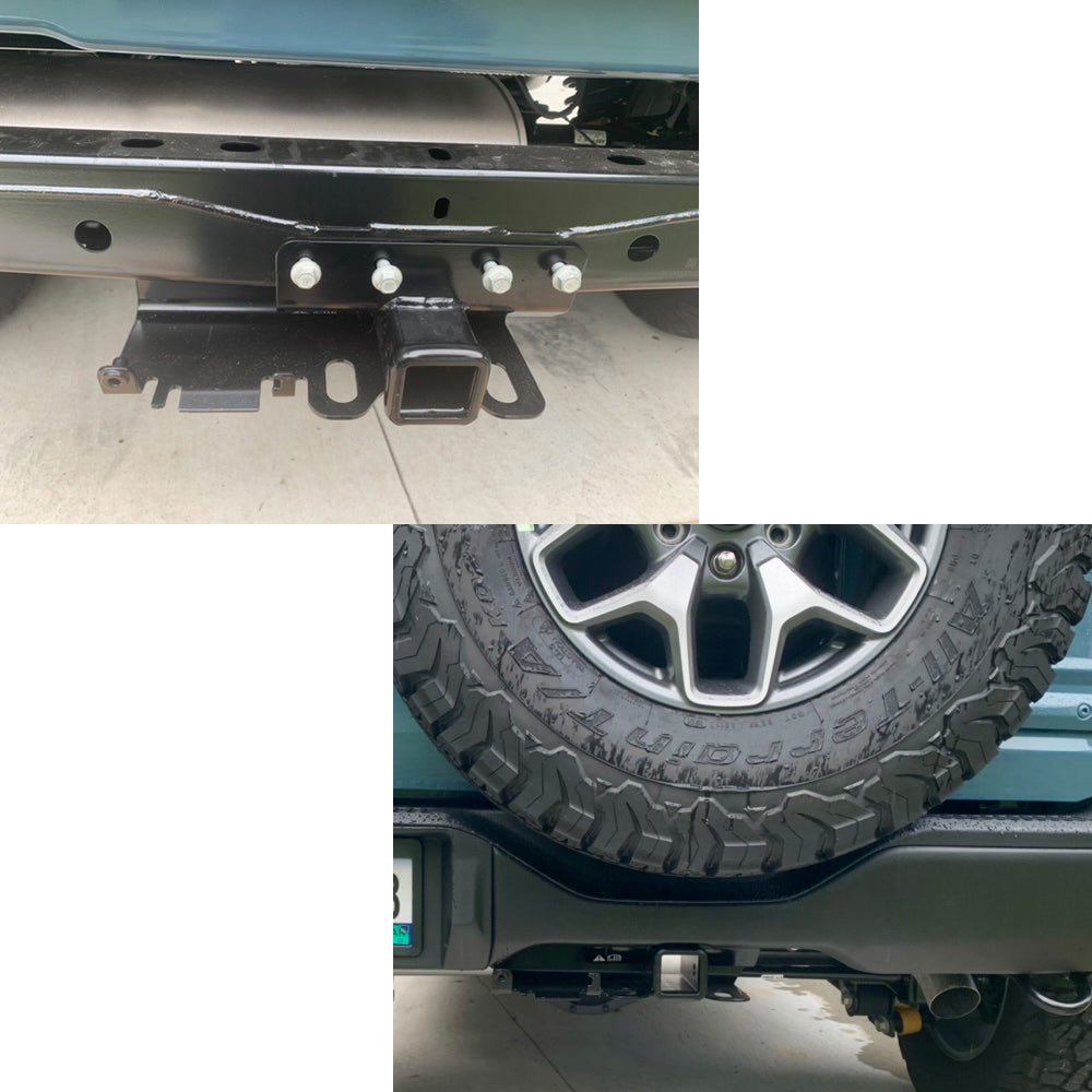 Fit for 2021 2022 Ford Bronco 2dr 4dr Class 3 2-Inch Trailer Tow Hitch Receiver Assembly