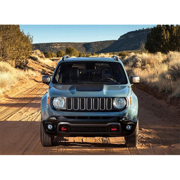 Saremas Black Car Luggage Roof Rails Fit for Jeep Renegade 2015-2022