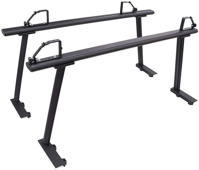 Saremas Universal Adjustable Aluminum Pickup Truck Bed Ladder Rack with Ladder Stops