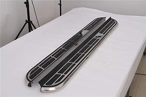 Saremas Vehicle Black Running Boards Side Steps Nerf Bars for Toyota Highlander 2014-2019