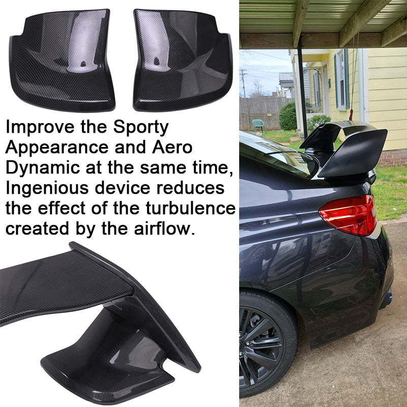 Rear Spoiler Wing Tail Lid Glossy Black Light Weight ABS Rear Trunk Lid Wing Spoiler Fit for 2015-2019 Subaru Impreza WRX STi