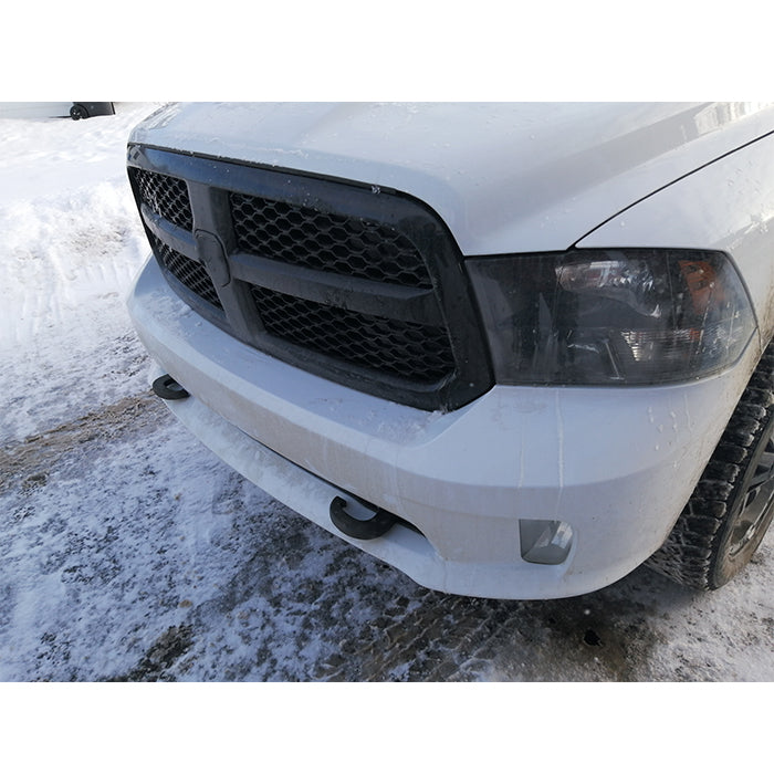 Saremas Black Steel Front Tow Hook Fit For Dodge 2009-2018 Ram 1500 & 2019 Ram 1500 Classic OEM 82210967 68196982AA