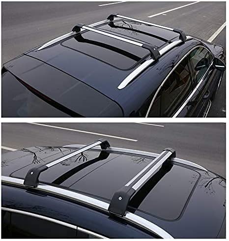 Saremas Off-road Cargo Carrier Silver Crossbars Cross Bars Roof Racks for Audi Q7 2006-2015