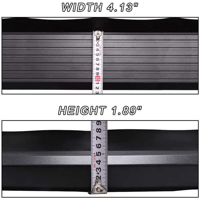 Saremas Black Side Steps Nerf Bars Running Boards for Ford Bronco 2 Door 2021 2022