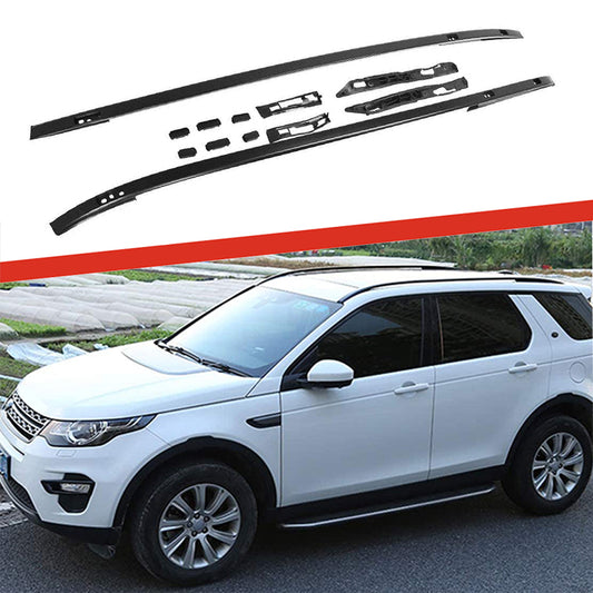 Saremas Black Car Luggage Roof Rails Fit for Land Rover Discovery Sport 2015-2022