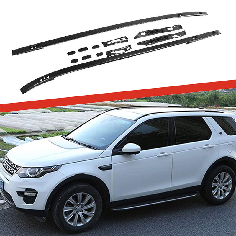 Saremas Black Car Luggage Roof Rails Fit for Land Rover Discovery Sport 2015-2022