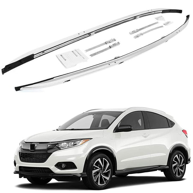 Black / Silver Roof Side Rails Racks fit for Honda Vezel HRV HR-V 2016-2021