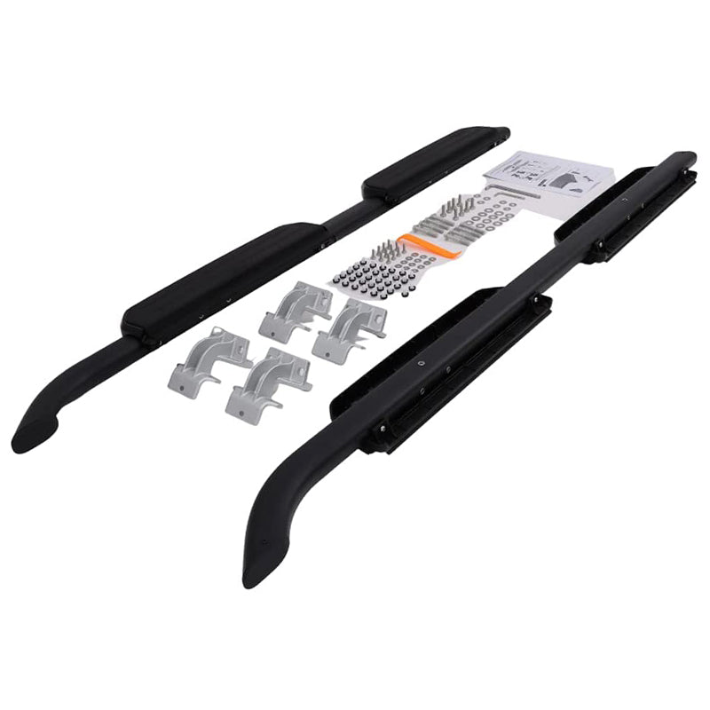 for Land Rover Defender 110 L663 4DOOR 2020 2021 2022 All Black Running Boards Side Steps