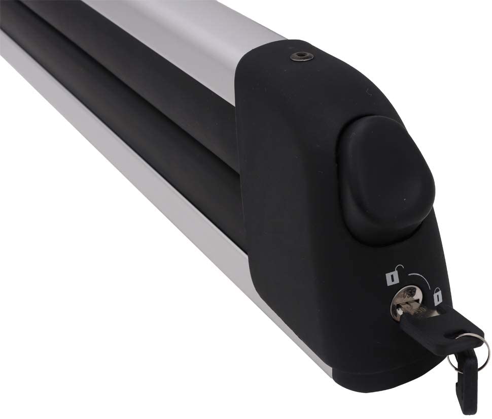 Saremas Universal Car Ski Snowboard Roof Racks,for 2 Pair Skis / 2 Snowboards,Lockable Fit Most Vehicles Equipped Crossbars