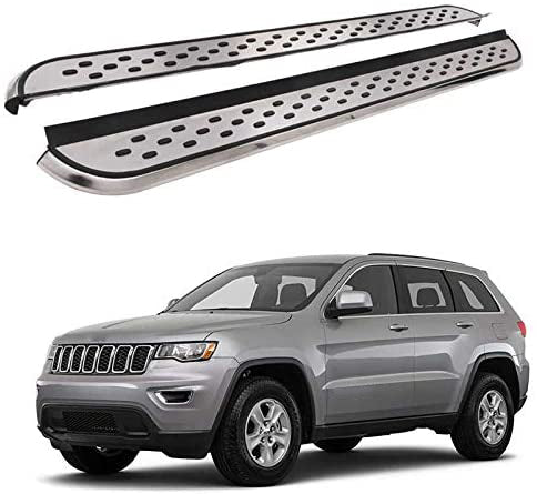 Saremas SUV Black Running Boards Side Steps Nerf Bars for Jeep Grand Cherokee 2011-2021