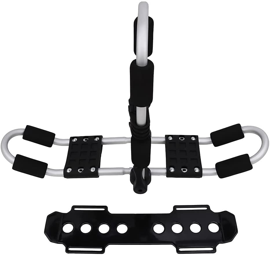 Saremas 2PCS Upgrade Aluminum Alloy Kayak Carrier Roof Rack Top Mount on Car Cross Bar