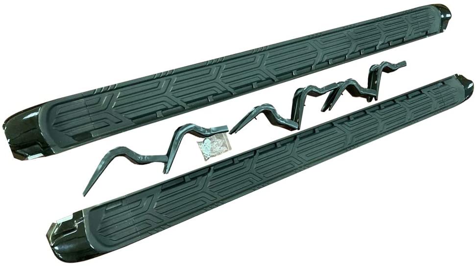 Saremas Auto Black Running Boards Side Steps Nerf Bars for Nissan Armada Y62 2017-2022