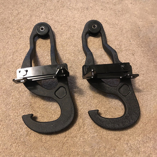 Saremas Black Steel Front Tow Hook Fit For Dodge 2009-2018 Ram 1500 & 2019 Ram 1500 Classic OEM 82210967 68196982AA