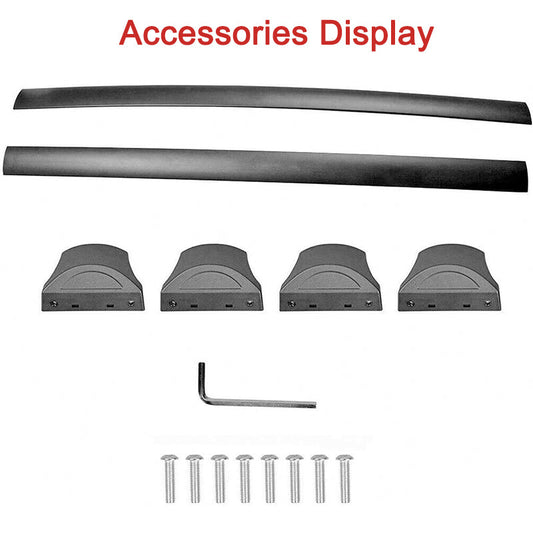 Cross Bar Fit for Acura MDX 2014-2020 Black Aluminum Alloy Roof Rack Crossbar