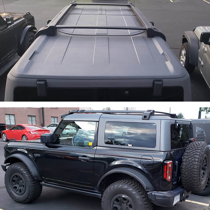 Roof Rack Cross Bar Crossbar Fit for 2021 2022 Ford Bronco 2Door & 4Door with Side Rails