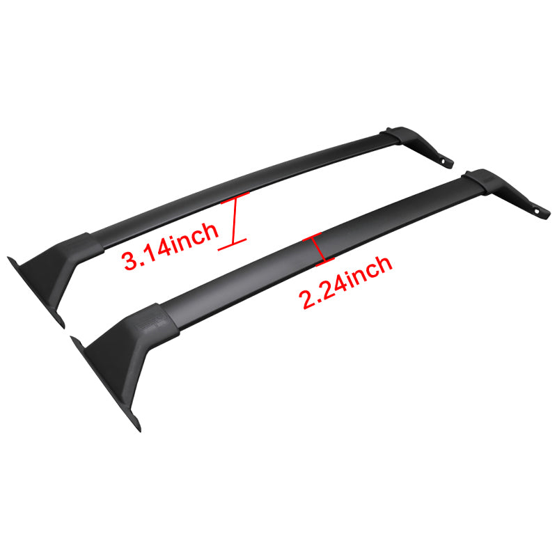 Fit for 2021 2022 Toyota Sienna Cross Bar Roof Rack Crossbar Black Aluminum Alloy