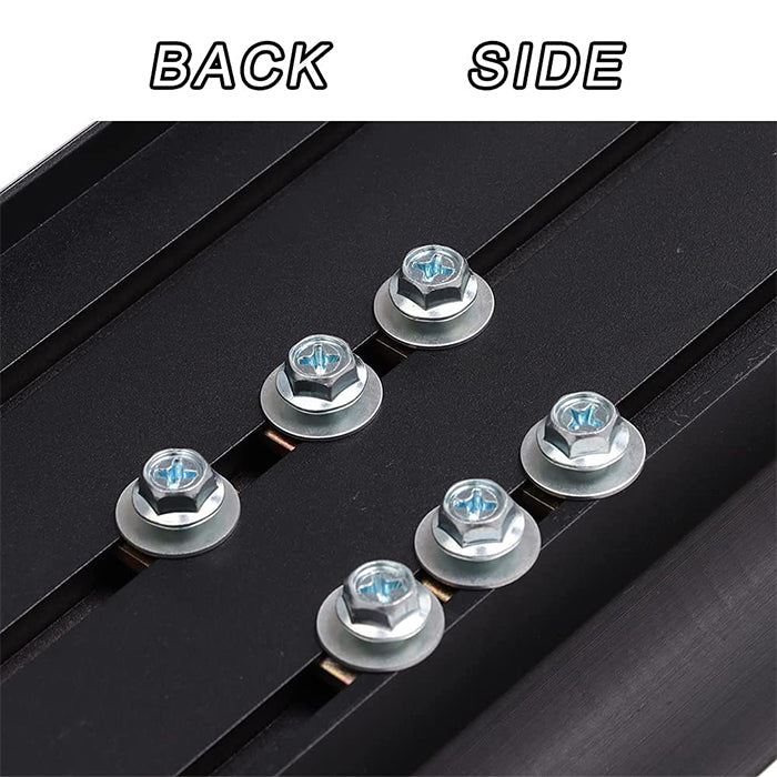 Saremas Black Side Steps Nerf Bars Running Boards for Ford Bronco 2 Door 2021 2022