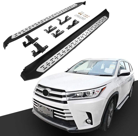 Saremas Durable Running Boards Side Steps Nerf Bars for Toyota Highlander 2014-2019