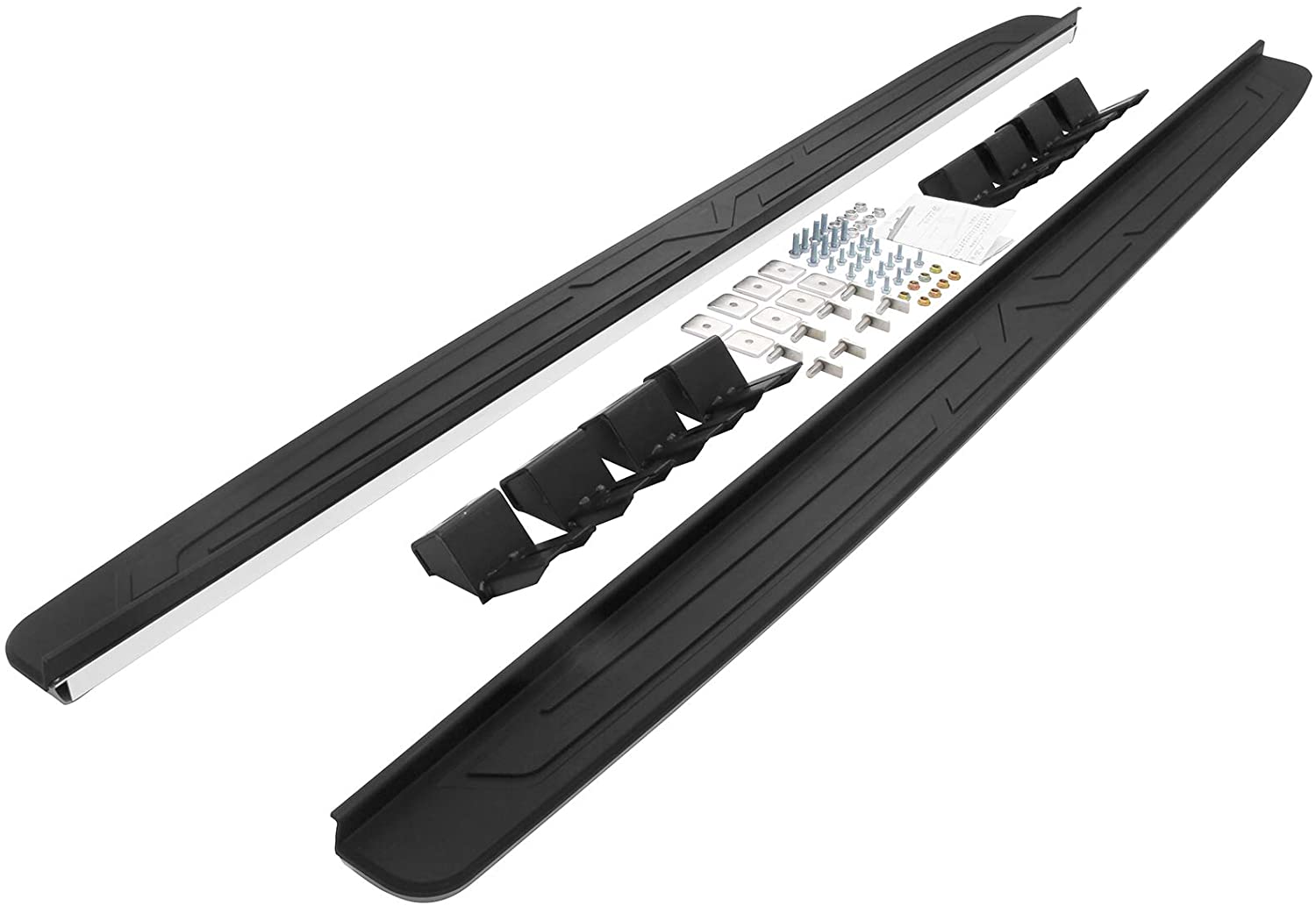 Saremas Vehicle Black Running Boards Side Steps Nerf Bars for Infiniti JX35 QX60 2013-2021