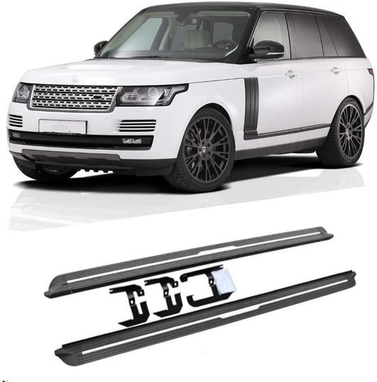 Saremas Car Black Running Boards Side Steps Nerf Bars for Land Rover Range Rover Sport 2014-2021
