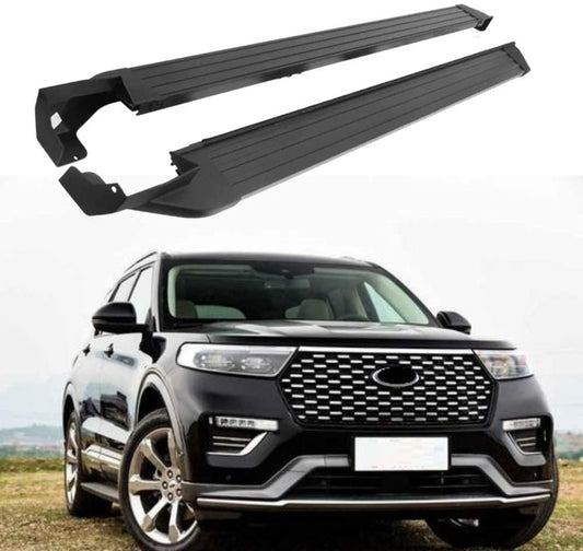 Saremas Vehicle Black Running Boards Side Steps Nerf Bars for Ford Explorer 2020 2021 XLT ST Limited