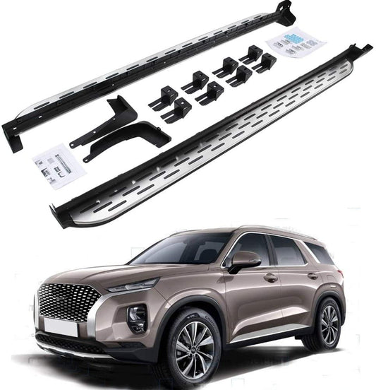 Saremas Vehicle Running Boards Side Steps Nerf Bars for Hyundai Palisade 2019 2020 2021