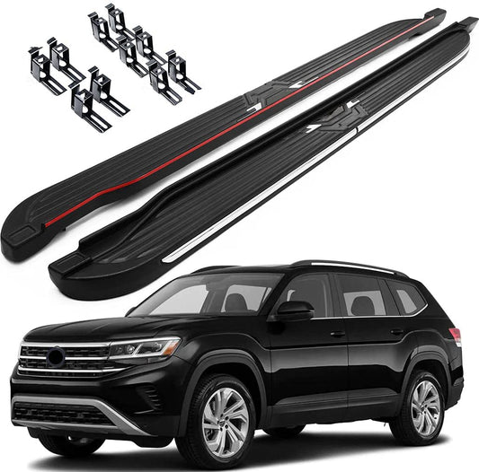 Saremas Vehicle Running Boards Side Steps Nerf Bars for VW Volkswagen Teramont Atlas 2018 2019 2020 2021