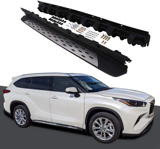 Saremas Stainless Steel SUV Running Boards Side Steps Nerf Bars for Toyota Highlander XU70 XLE XSE Limited L LE Hybrid SE 2020 2021 2022