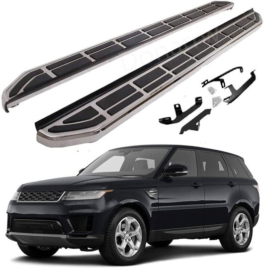 Saremas Car Black Running Boards Side Steps Nerf Bars for Land Rover Range Rover Sport 2014-2022