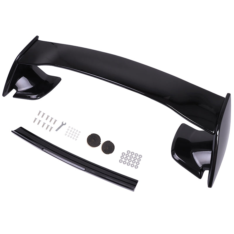 Rear Trunk Spoiler Wing ABS Painted Gloss Black Compatible with 2006-2011 Honda Civic 4 Door Sedan