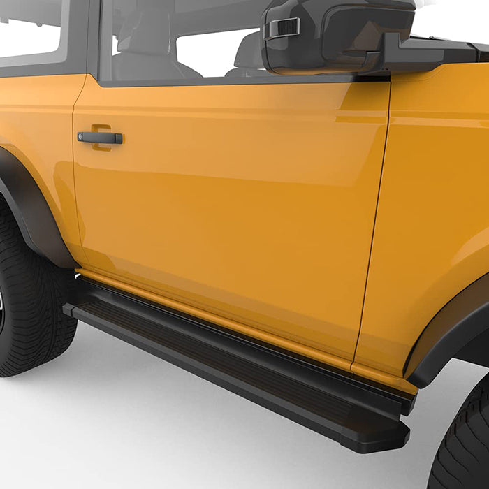 Saremas Black Side Steps Nerf Bars Running Boards for Ford Bronco 2 Door 2021 2022