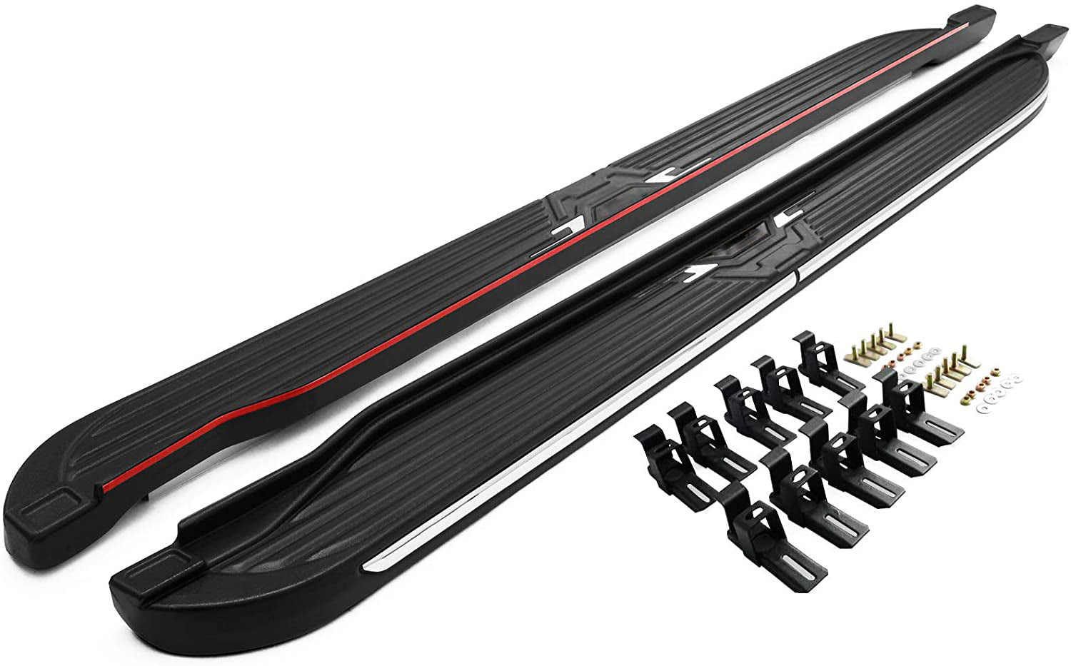 Saremas Vehicle Running Boards Side Steps Nerf Bars for VW Volkswagen Teramont Atlas 2018 2019 2020 2021