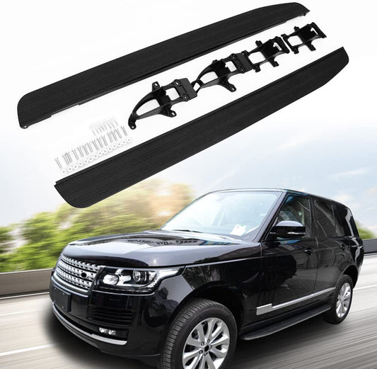 Saremas Car Black Running Boards Side Steps Nerf Bars for Land Rover Range Rover Sport 2014-2021
