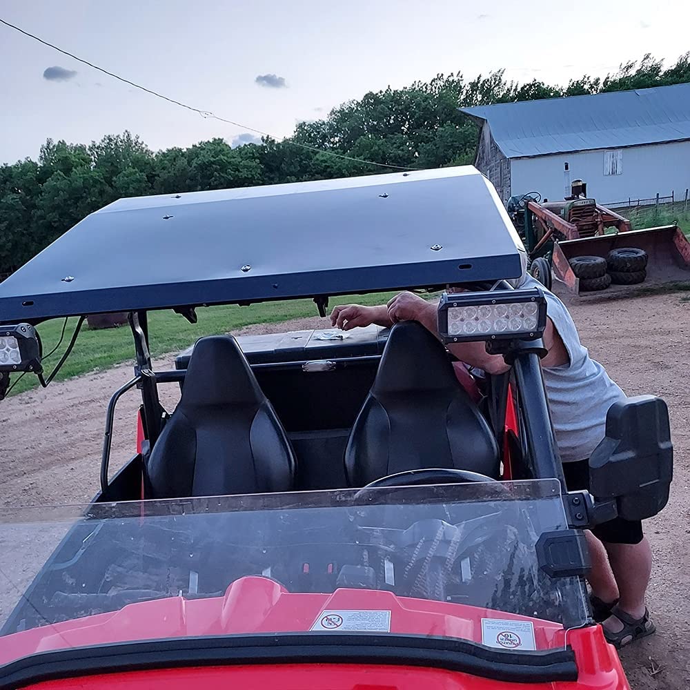 Saremas Black Aluminum Roof Fit for Polaris RZR 800/800 S/XP 900/570-2 Door Model