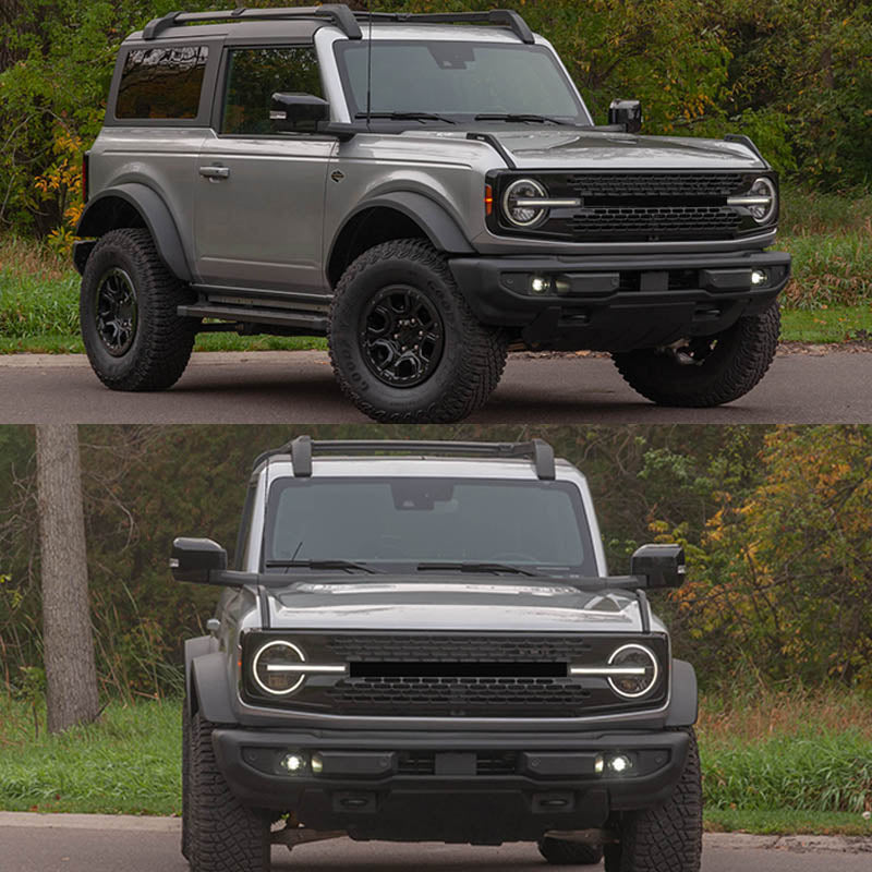 Roof Rack Cross Bar Crossbar Fit for 2021 2022 Ford Bronco 2Door & 4Door with Side Rails