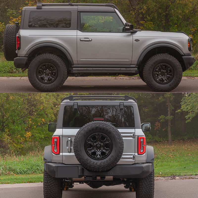 Roof Rack Cross Bar Crossbar Fit for 2021 2022 Ford Bronco 2Door & 4Door with Side Rails