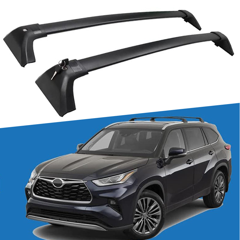Fit for 2020 2021 2022 Highlander XLE XSE Limited Platinum Max Cross Bar Roof Rack Crossbar