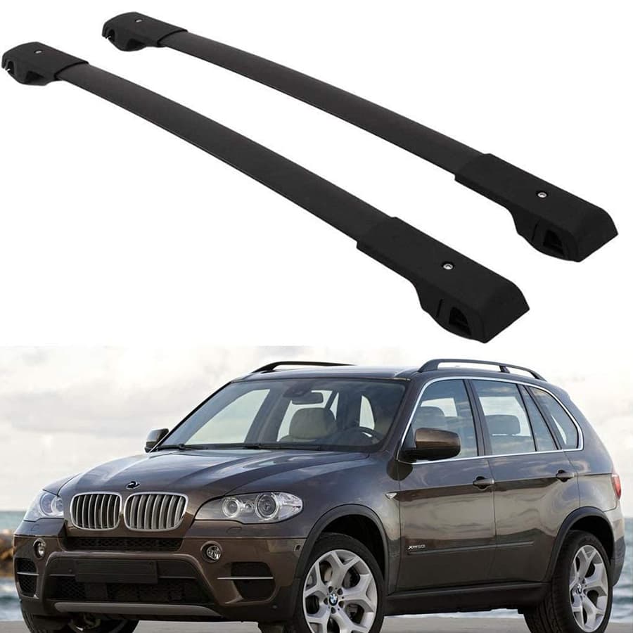 Saremas Rooftop Cargo Carrier Roof Rack Crossbar Cross Bar for BMW X5 E70 2007-2013