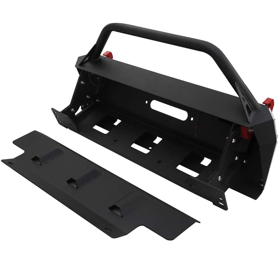 Saremas Front Winch Bumper Guard Bull Bar Fit for 2016-2019 Toyota 4Runner TRD