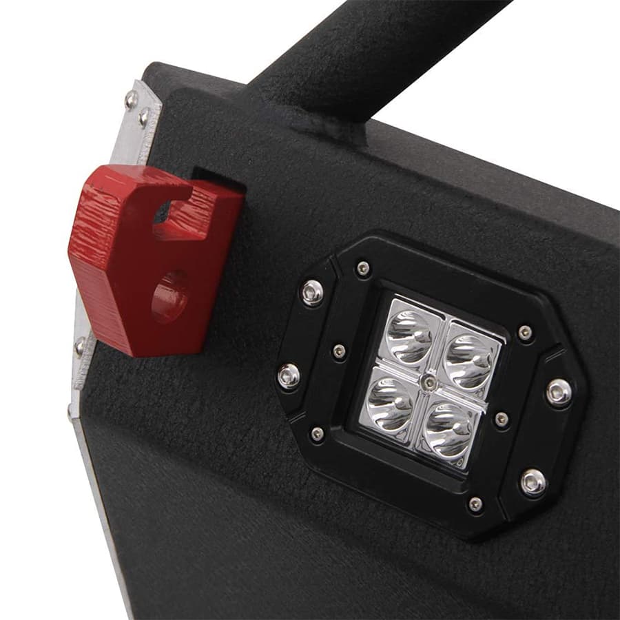 Saremas Front Winch Bumper Guard Bull Bar Fit for 2016-2019 Toyota 4Runner TRD